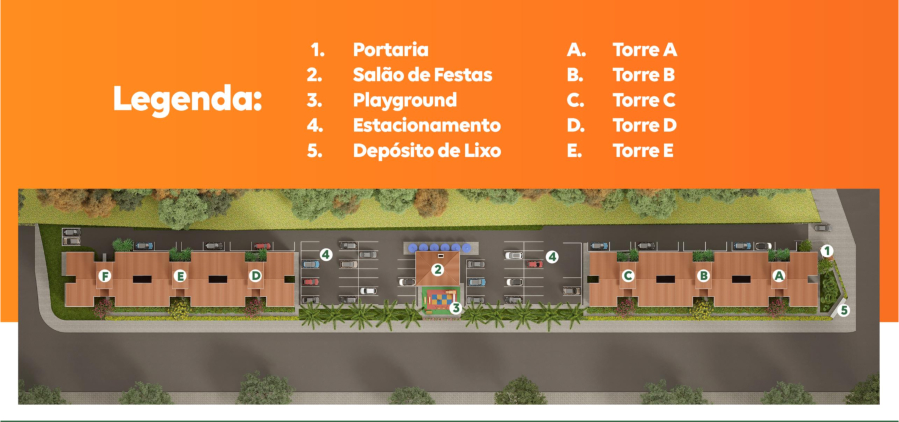 Implantação Geral do Recanto dos Pinheiros